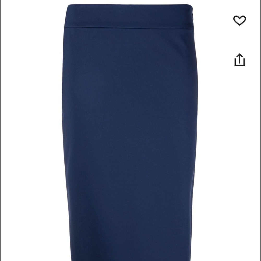 High waisted pencil skirt